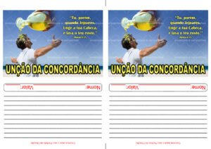 Envelope Unção da Concordância (2 numa folha A4)