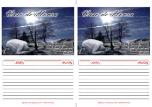Envelope Vaso de Honra 1 (2 numa folha A4)