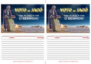 Envelope Voto de Jacó (2 numa folha A4)