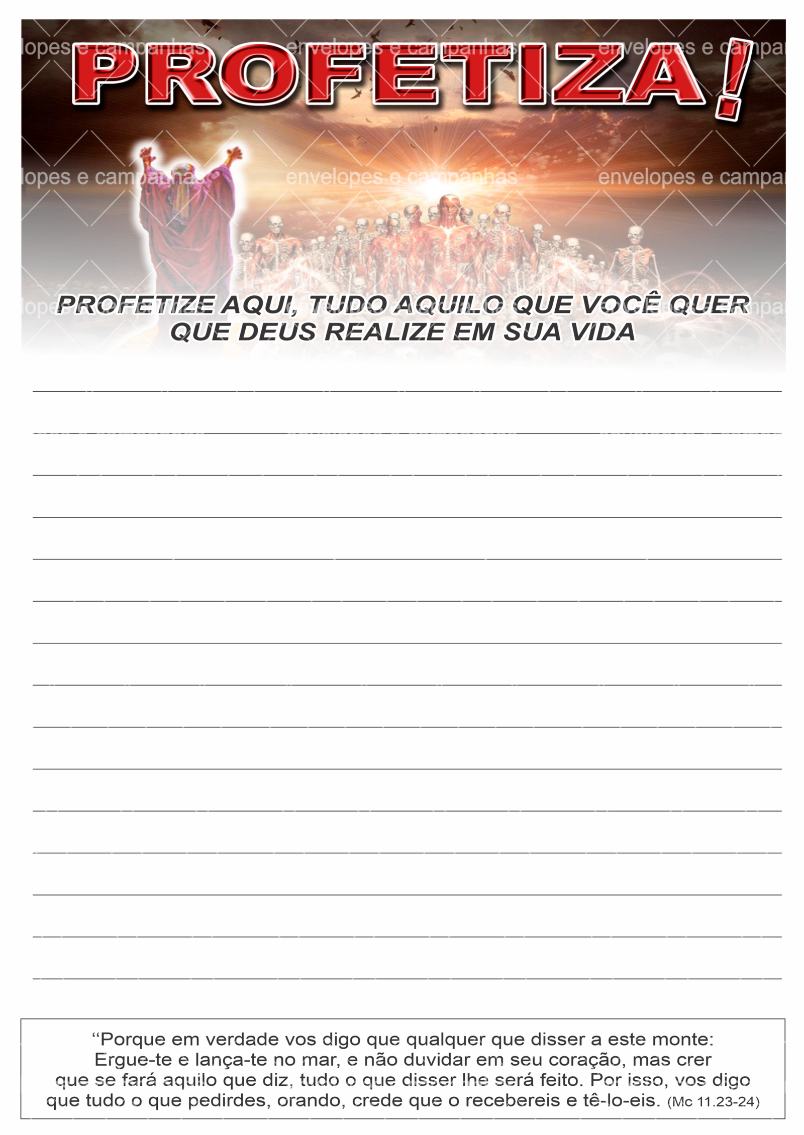 Pedido de Oração Vale de Ossos Secos