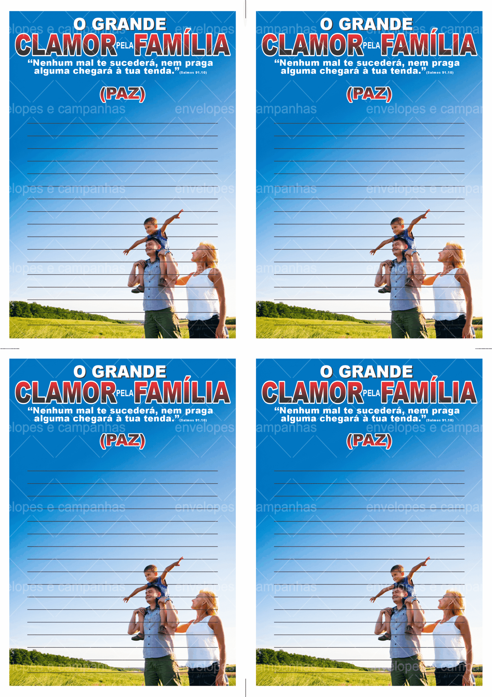 Pedido de Oração Clamor pela Família 02 - 7 Semanas