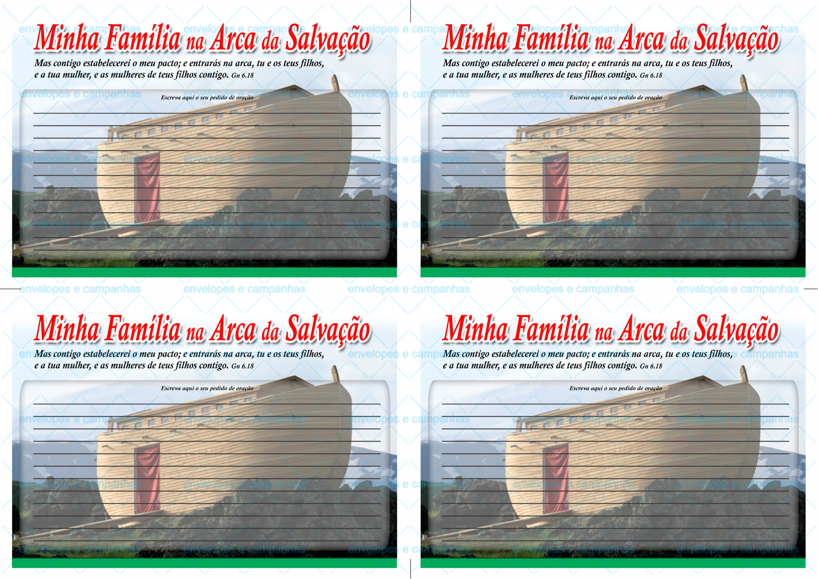 Pedido de Oração - Minha Família na Arca da Salvação 05