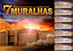 Cartela 7 Semanas para a Queda das Muralhas