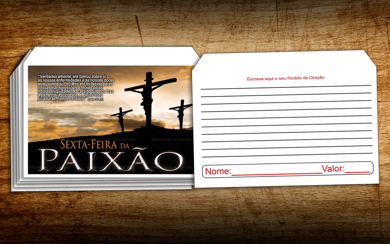 Envelope Sexta-feira da Paixão Nº 1