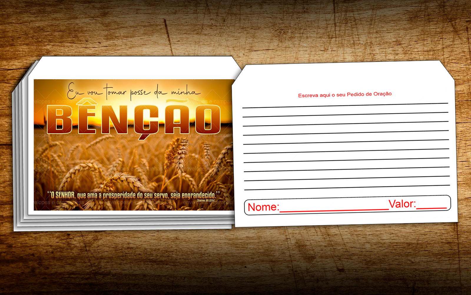 Envelope Eu Vou Tomar Posse da minha Bênção