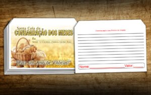 Envelope Santa Ceia da Consagração dos Meses