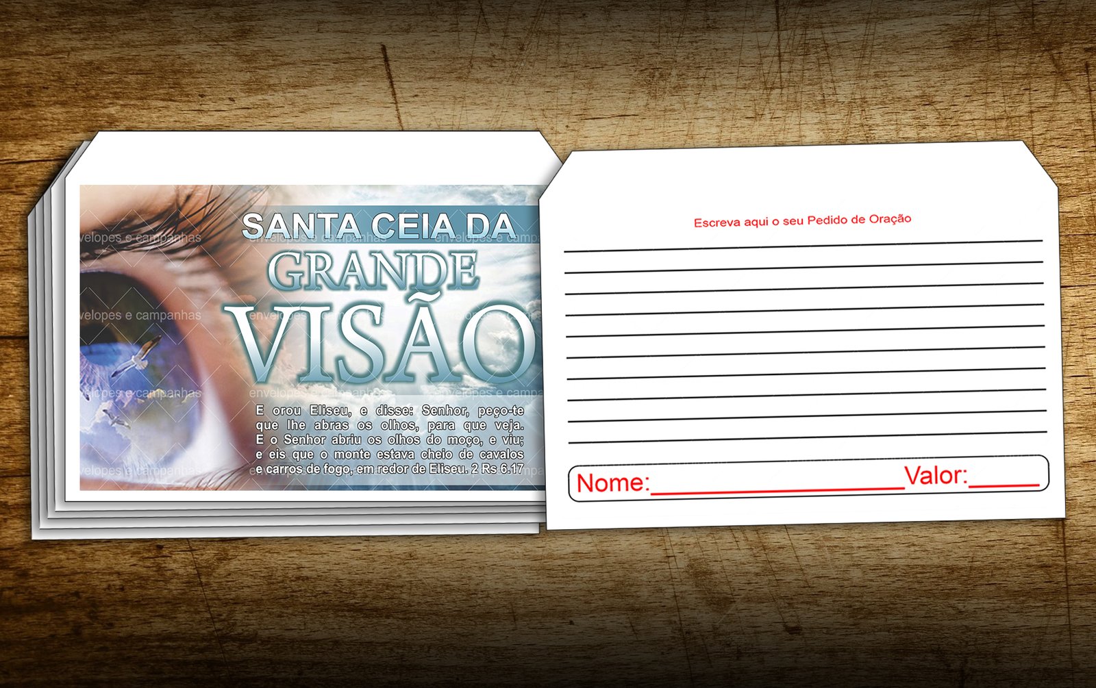 Envelope Santa Ceia da Grande Visão nº 5