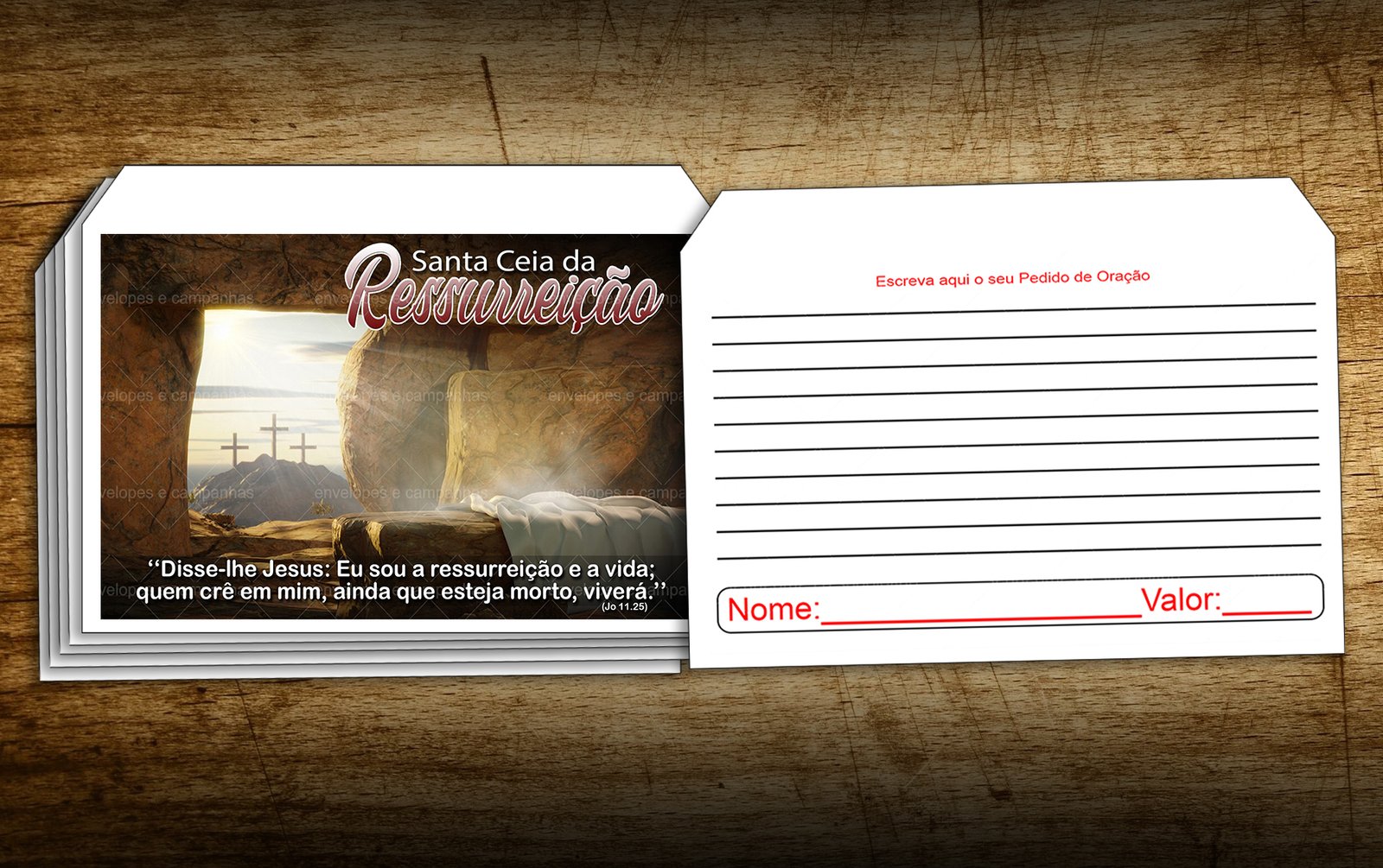 Envelope Santa Ceia da Ressurreição nº 2