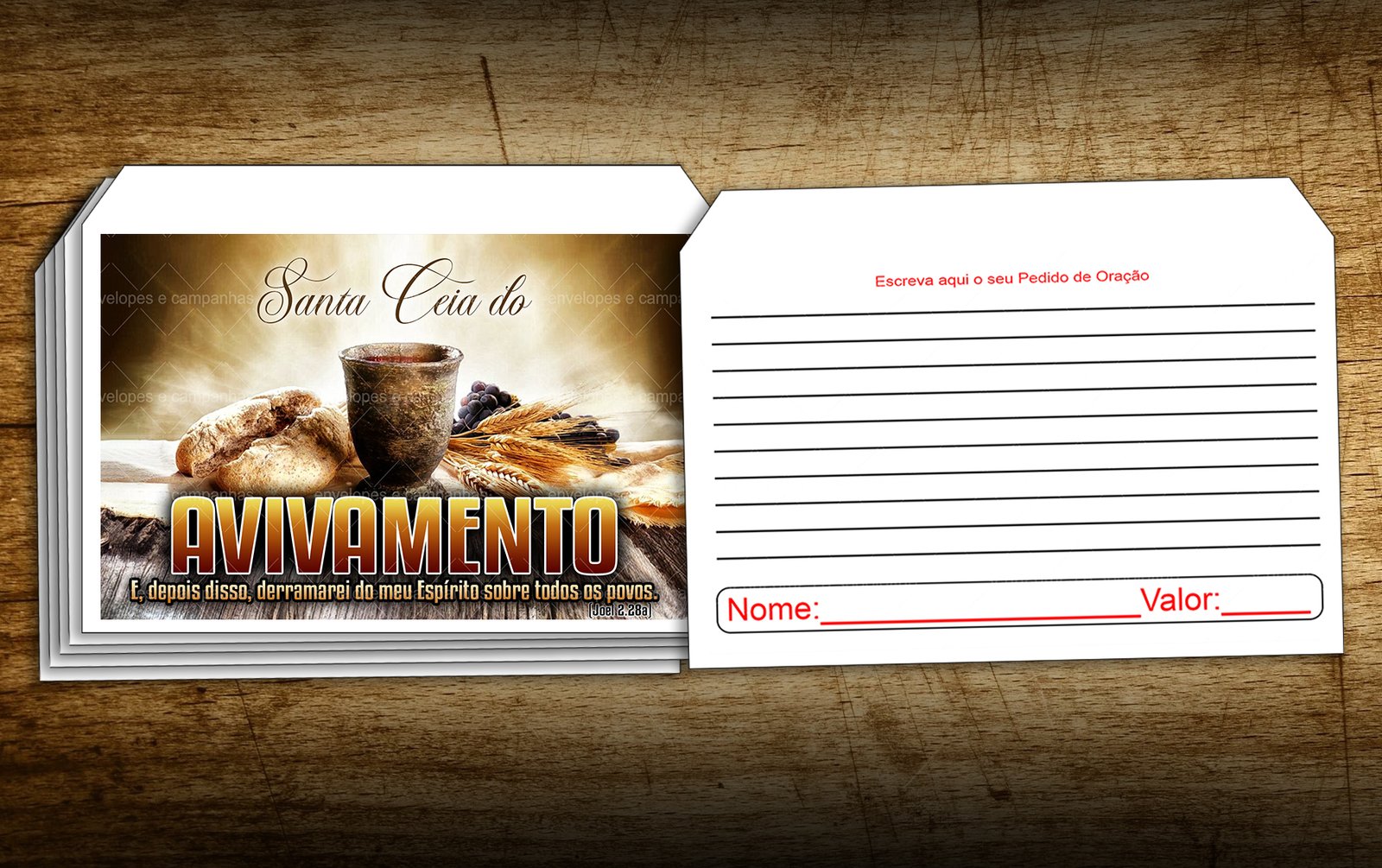 Envelope Santa Ceia do Avivamento