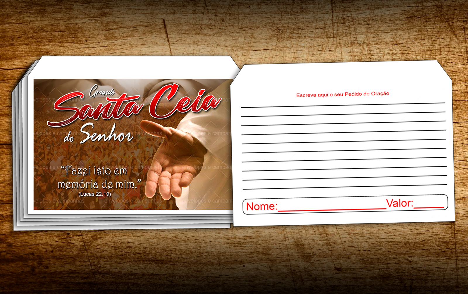 Envelopes Santa Ceia do Senhor nº 10