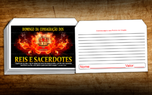 Envelope Domingo da Consagração dos Reis e Sacerdotes