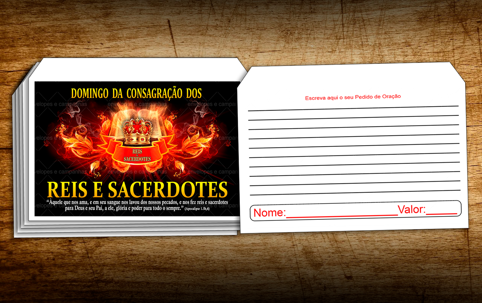 Envelope Domingo da Consagração dos Reis e Sacerdotes