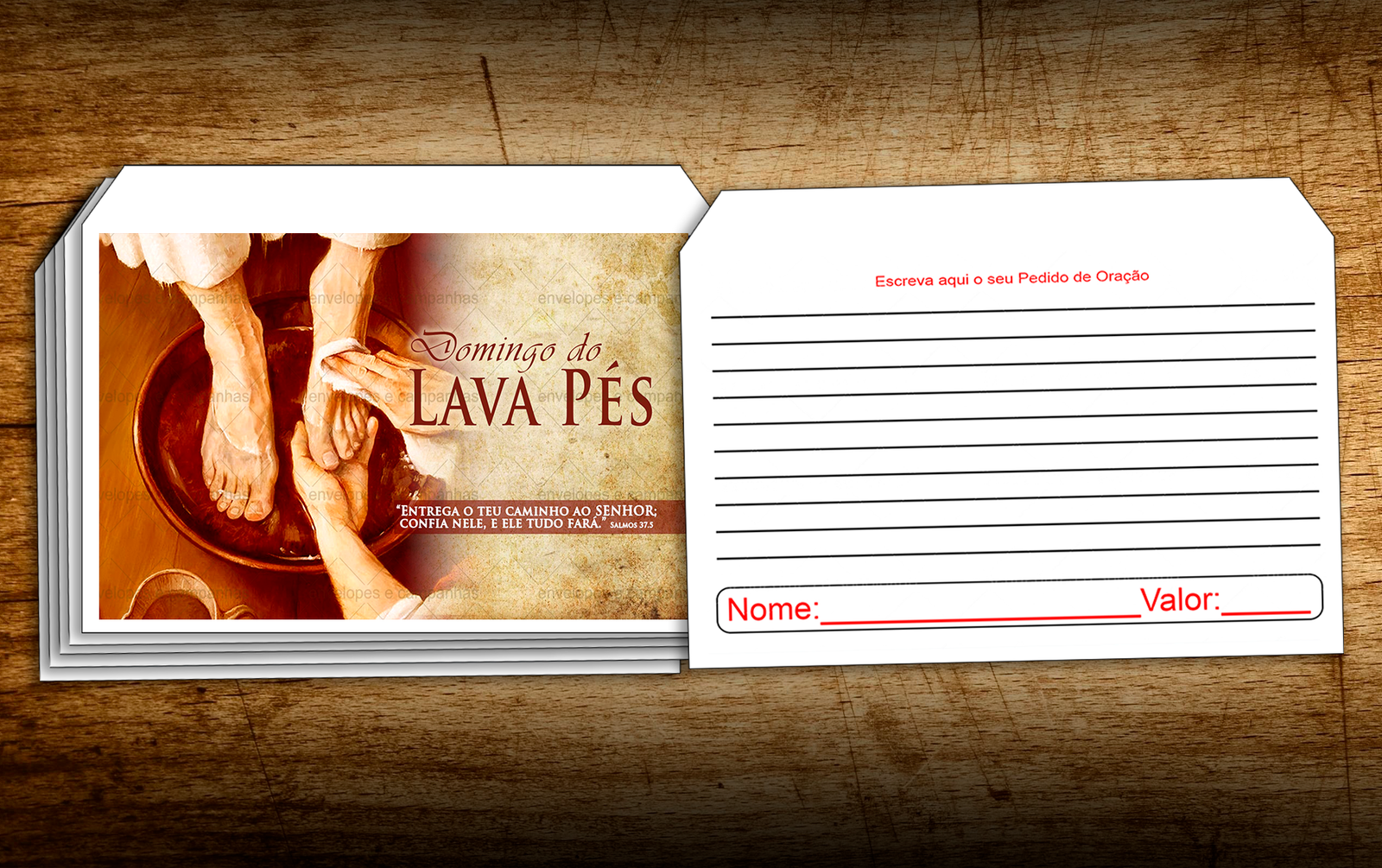 Envelope Domingo do Lava Pés