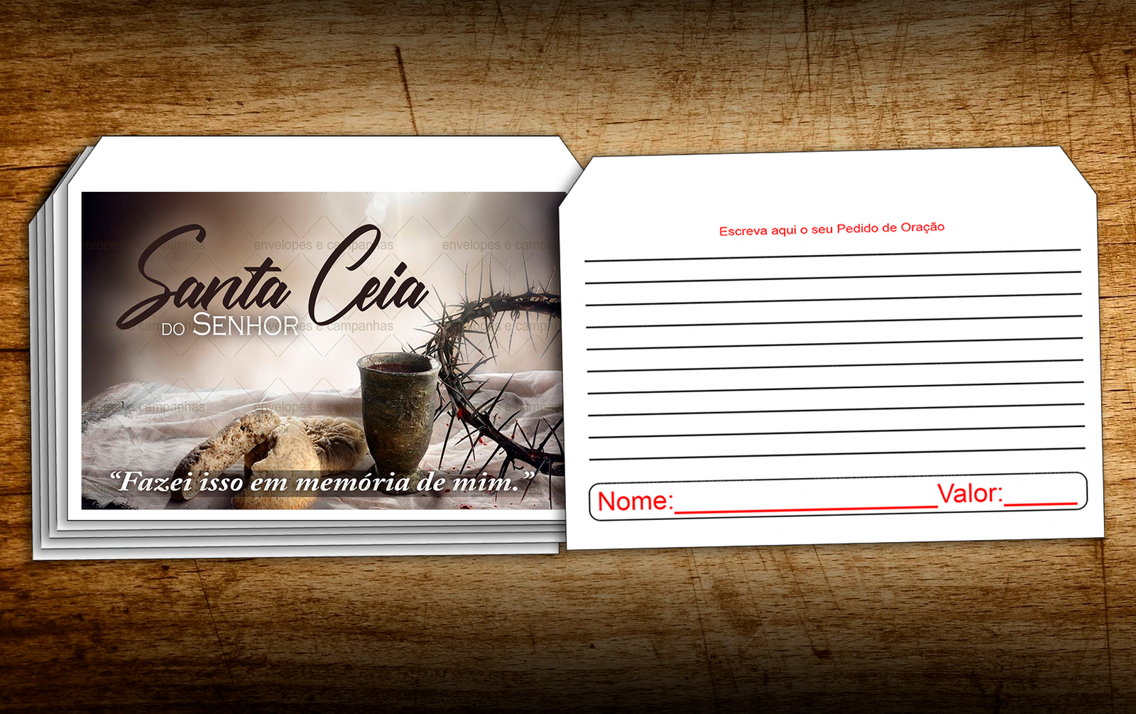 Envelope Santa Ceia do Senhor Nº 9