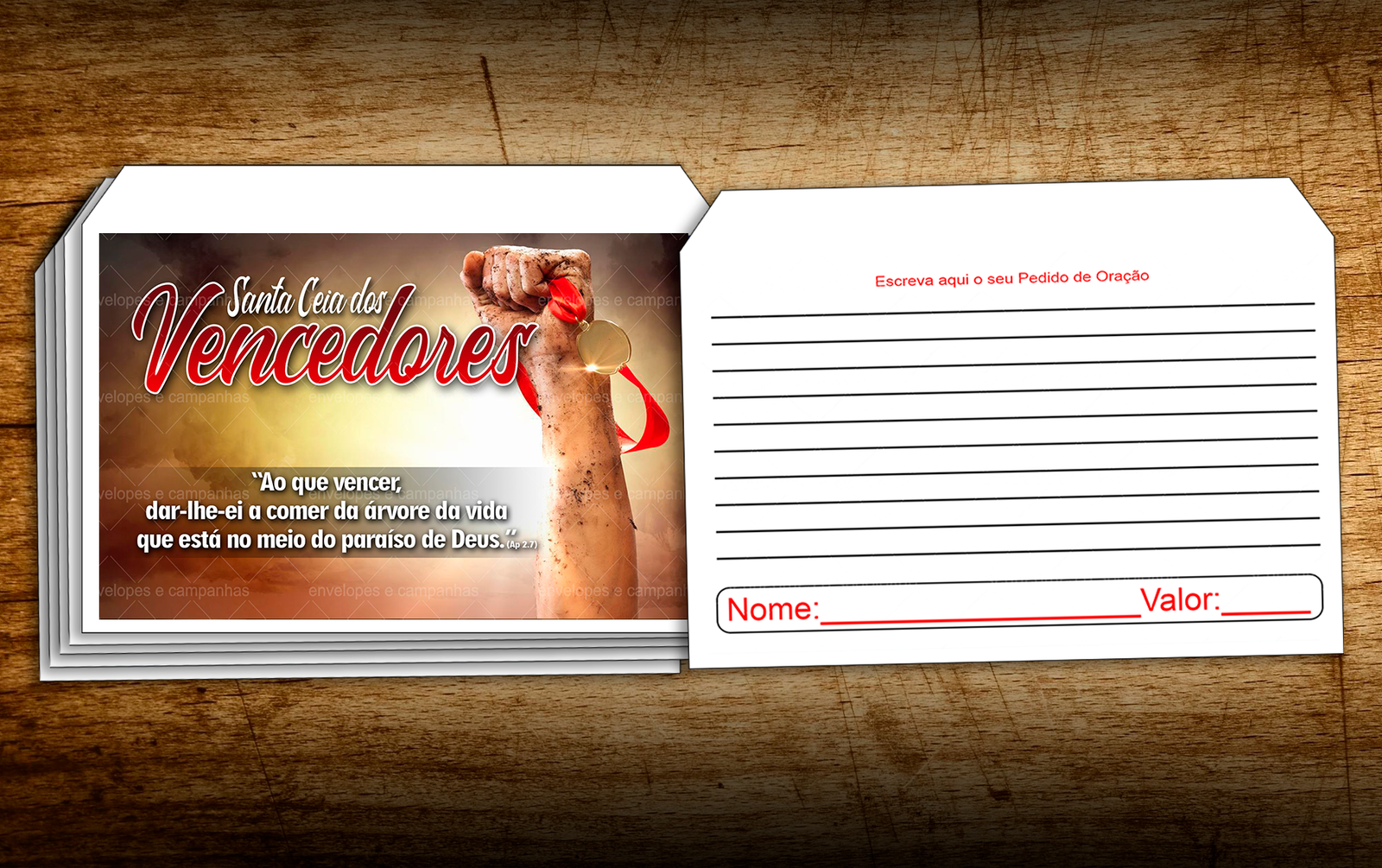 Envelope Santa Ceia dos Vencedores